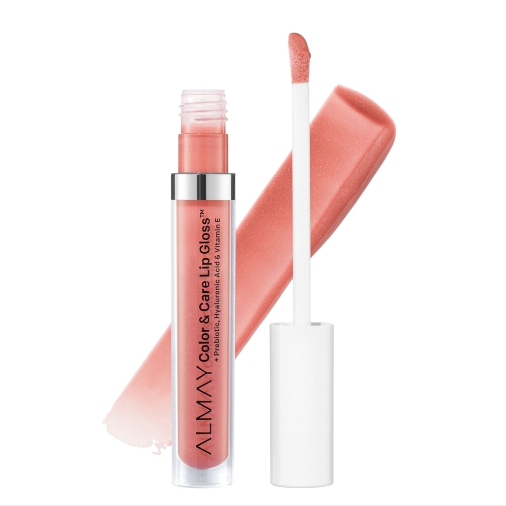 4 x Almay Color & Care Lip Gloss - 400 Peachy Sky